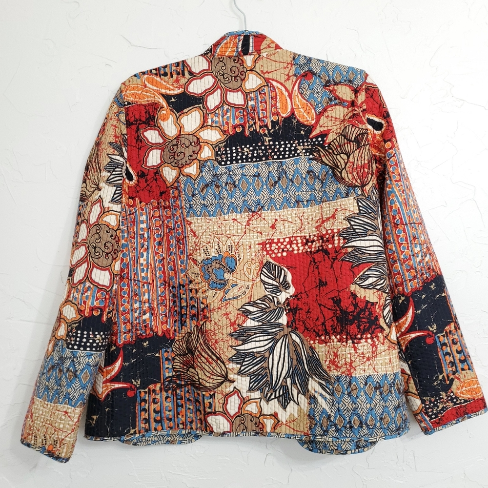 Quilted Reversible Patterned Lightweight Jacket - image 3
